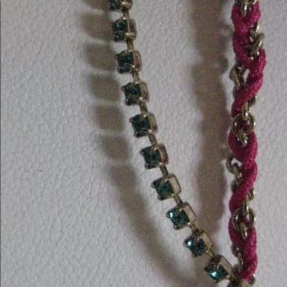 Betsey Johnson Crystal Cluster Pendant Necklace - Picture 2 of 8